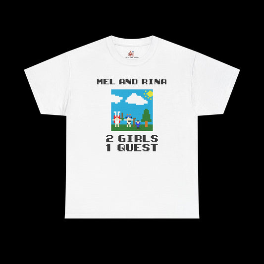 2 Girls 1 Quest - Mel and Rina Official Band Tee