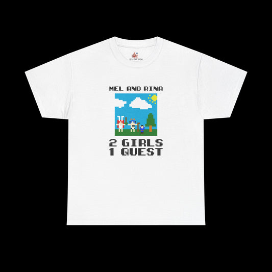 2 Girls 1 Quest - Mel and Rina Official Band Tee