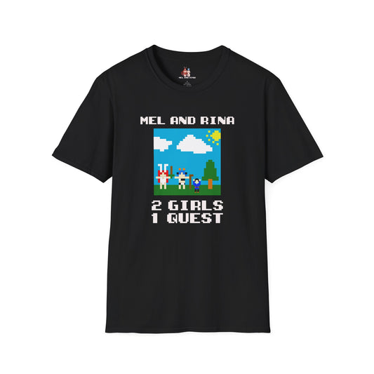 2 Girls 1 Quest - Mel and Rina Official Band Tee