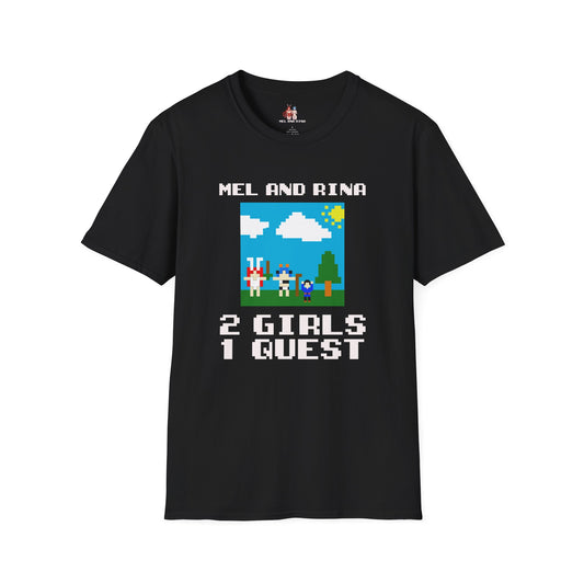 2 Girls 1 Quest - Mel and Rina Official Band Tee